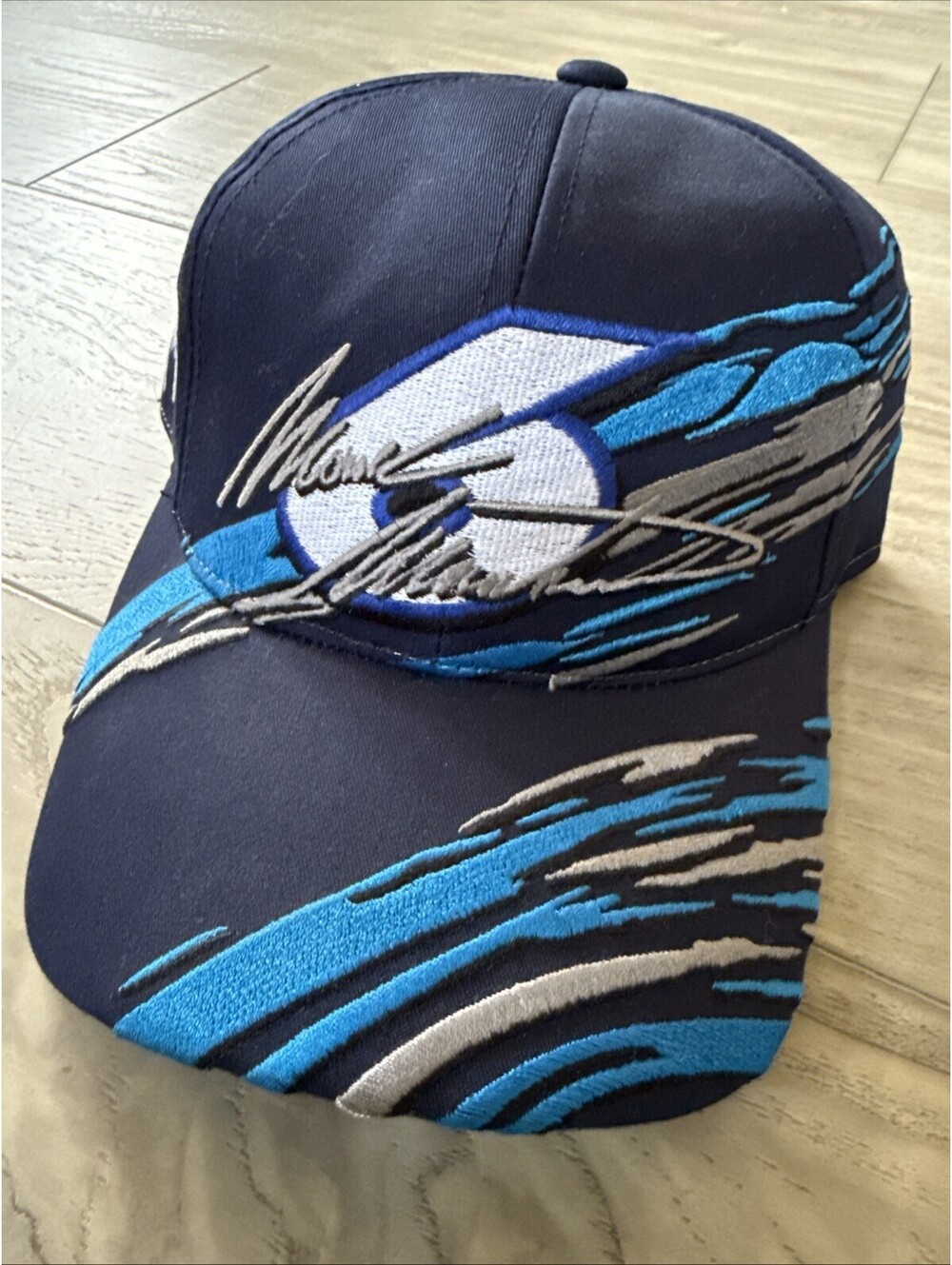 Mark Martin NASCAR Hat Cap Rousch Racing Blue Snapback Splash Motion 6